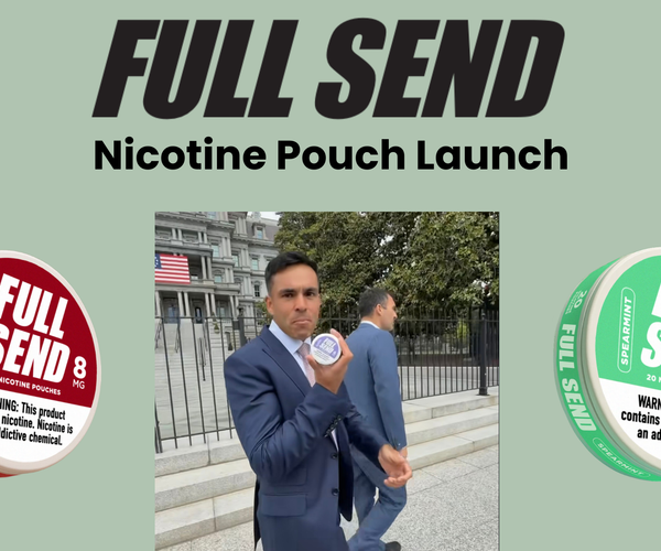 NELK's FULL SEND nicotine pouches sold out on launch day — 70% took a subscription