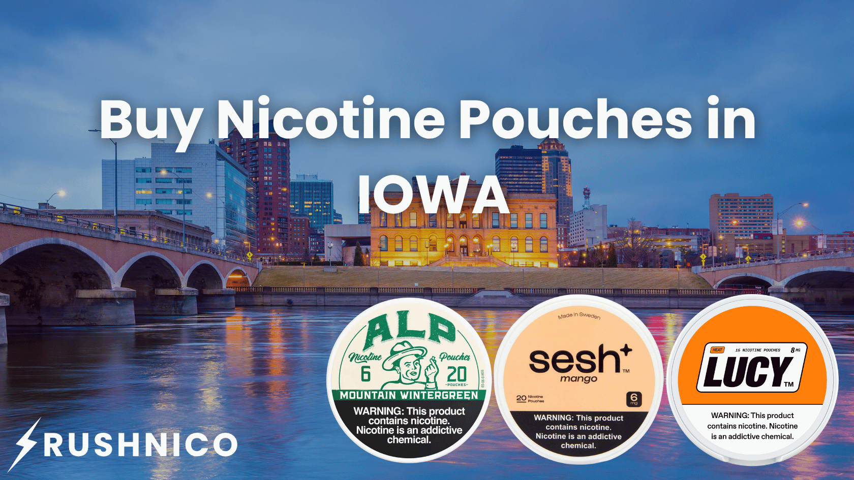 Buy Nicotine Pouches Online in Iowa