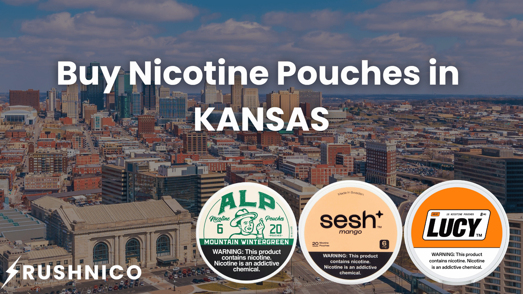 Buy Nicotine Pouches Online in Kansas