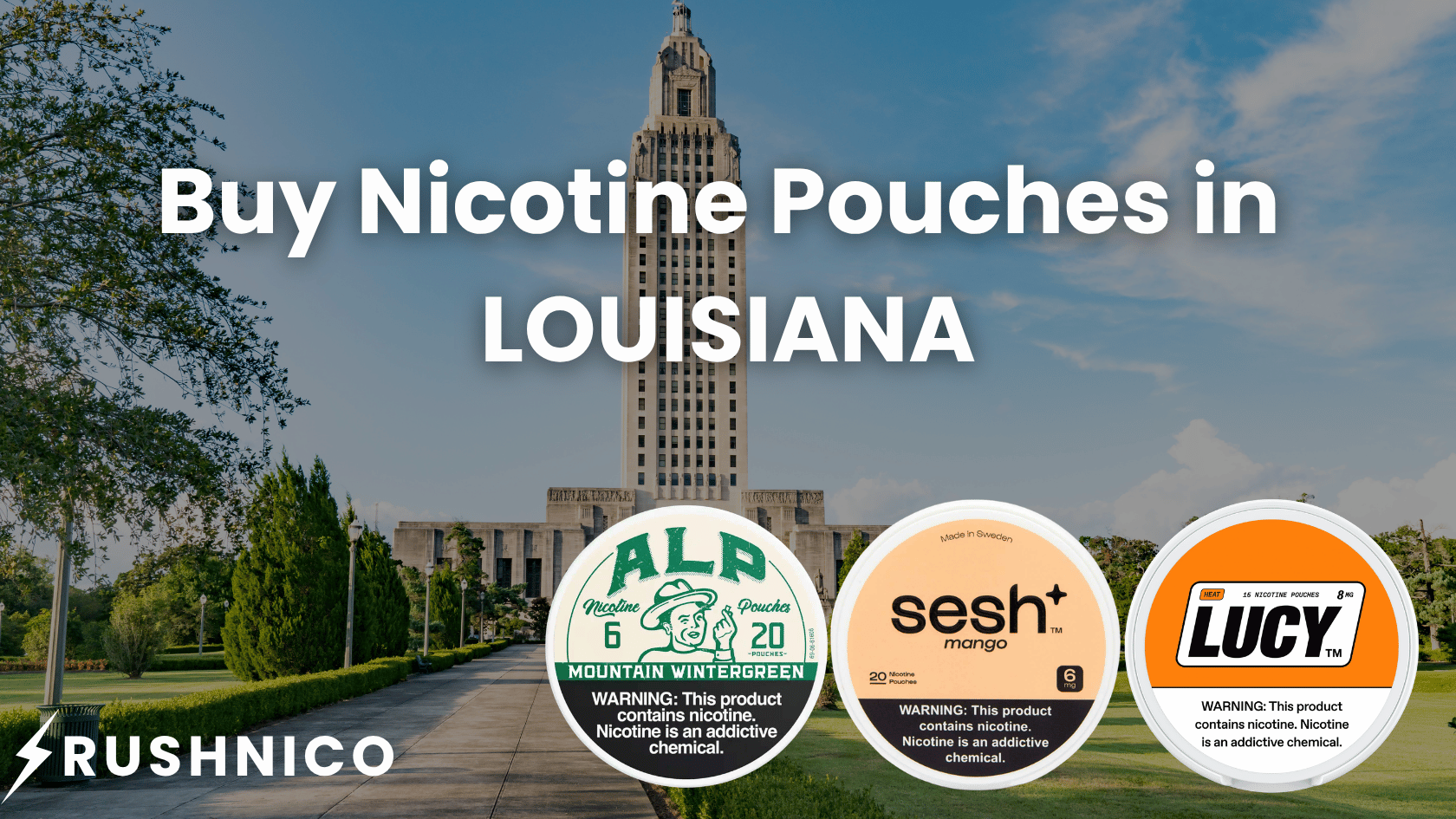 Buy Nicotine Pouches Online in Louisiana