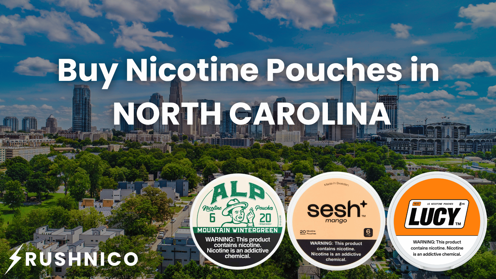 Buy Nicotine Pouches Online in North Carolina