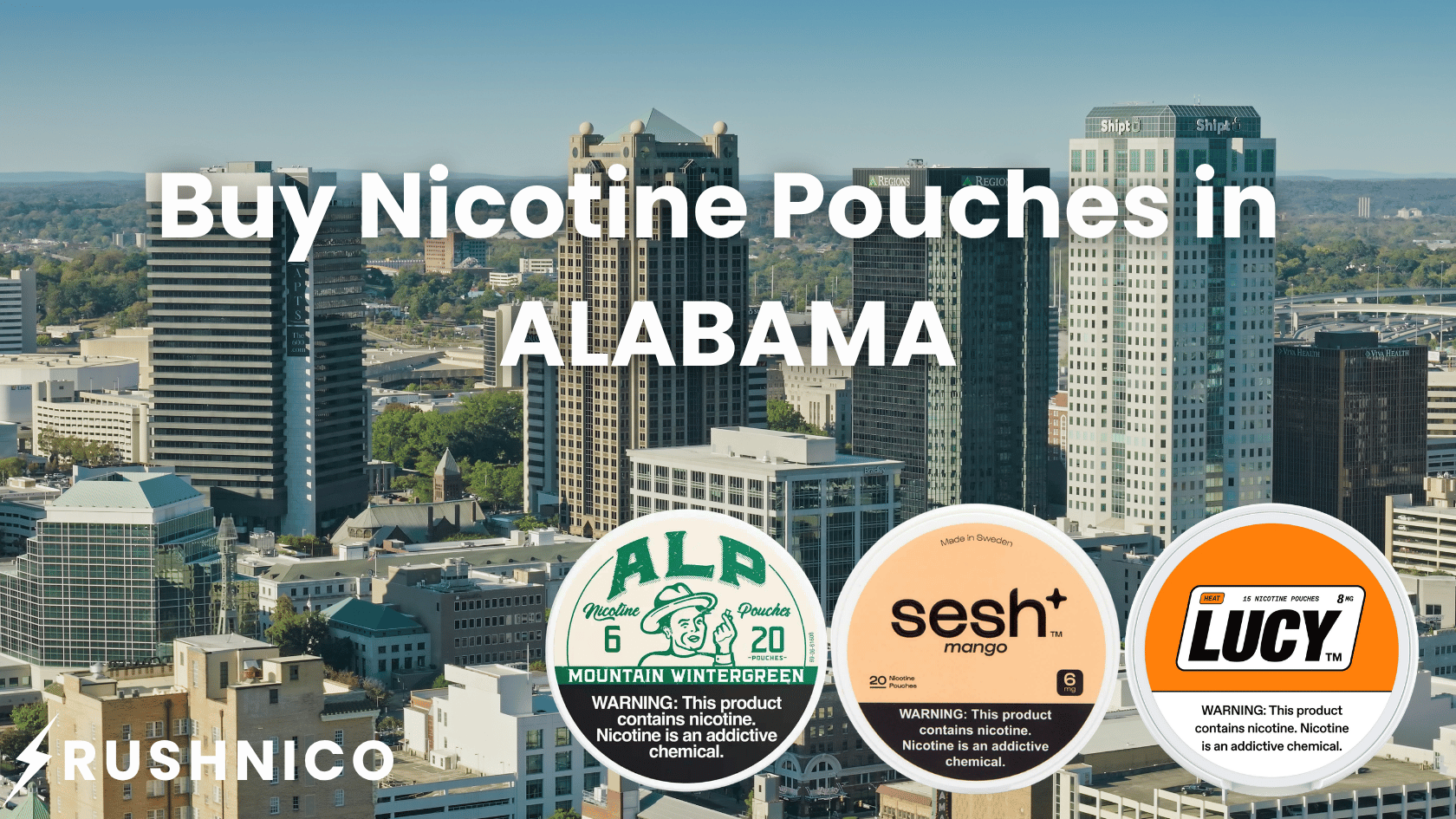Buy Nicotine Pouches Online in Alabama