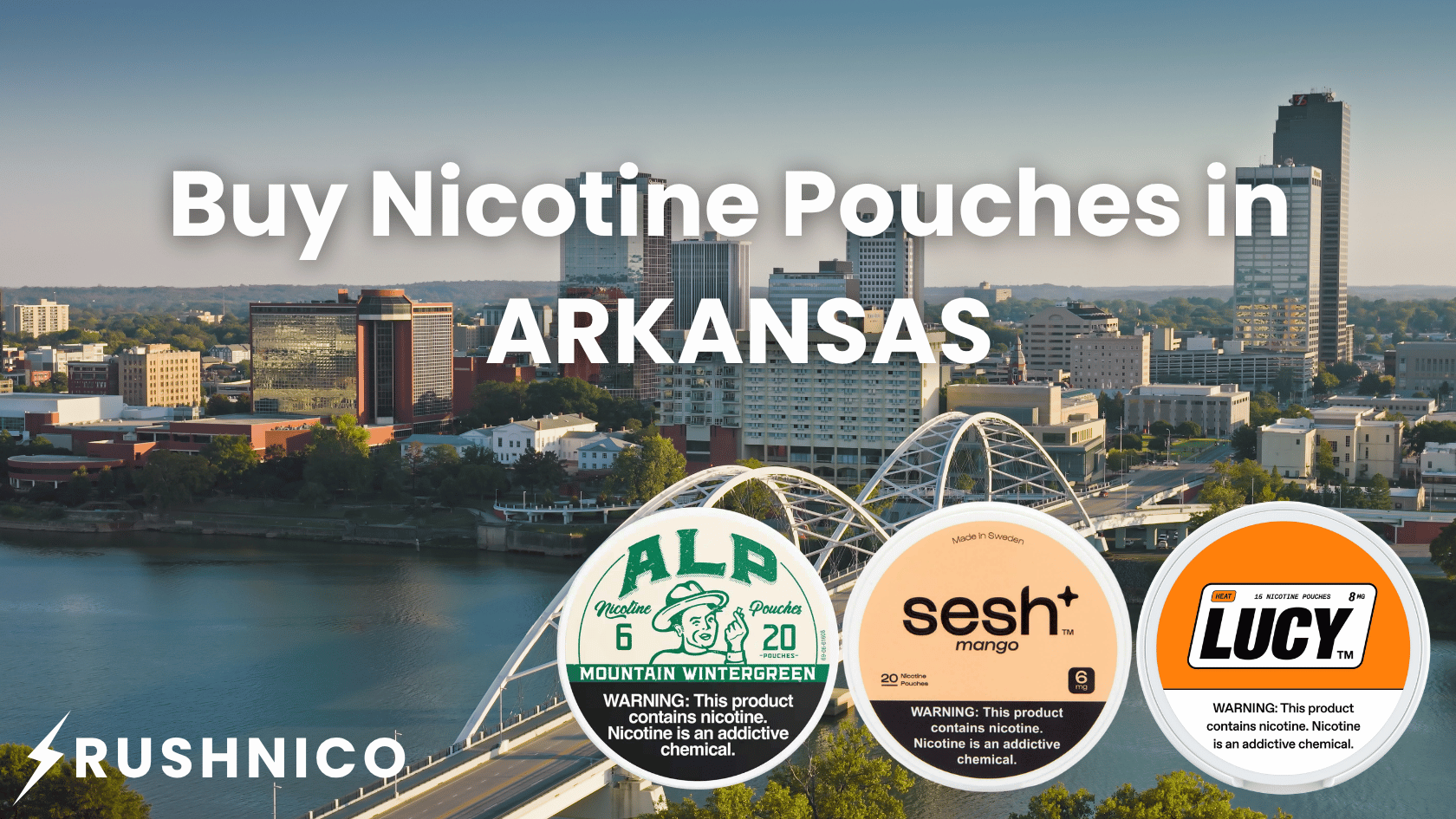 Buy Nicotine Pouches Online in Arkansas