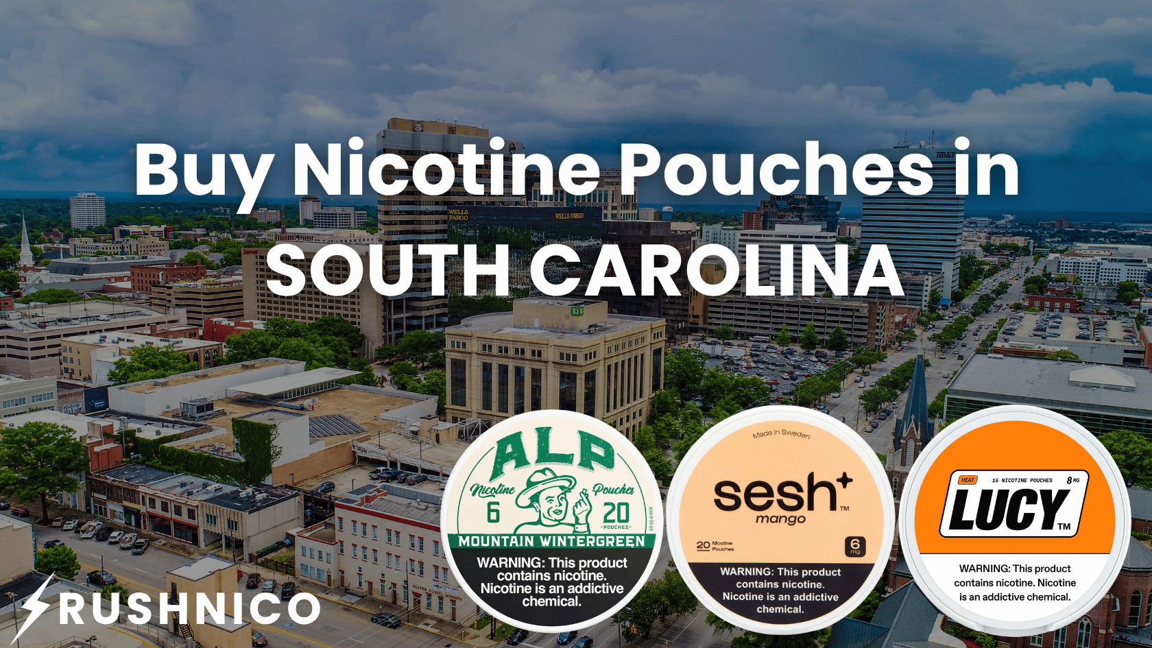 Buy Nicotine Pouches Online in South Carolina