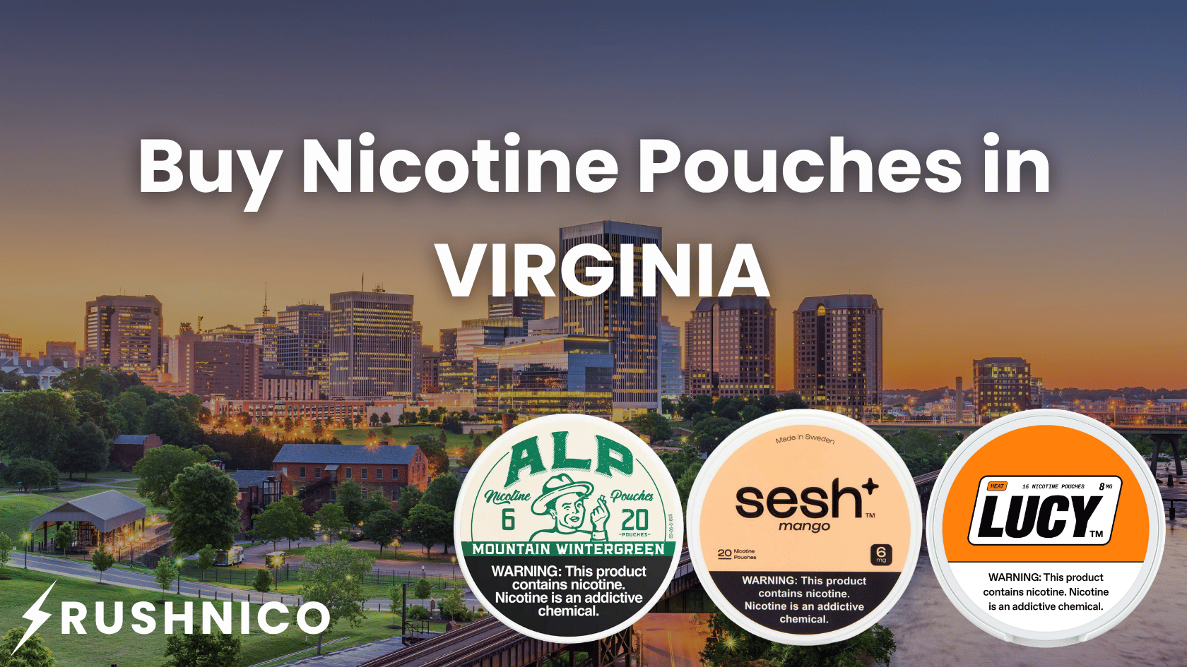 Buy Nicotine Pouches Online in Virginia