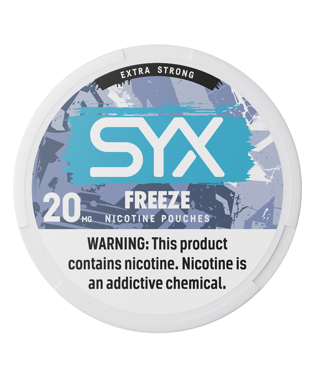 SYX Freeze 20mg - Rushnico- Nicotine Pouches USA - Express Delivery