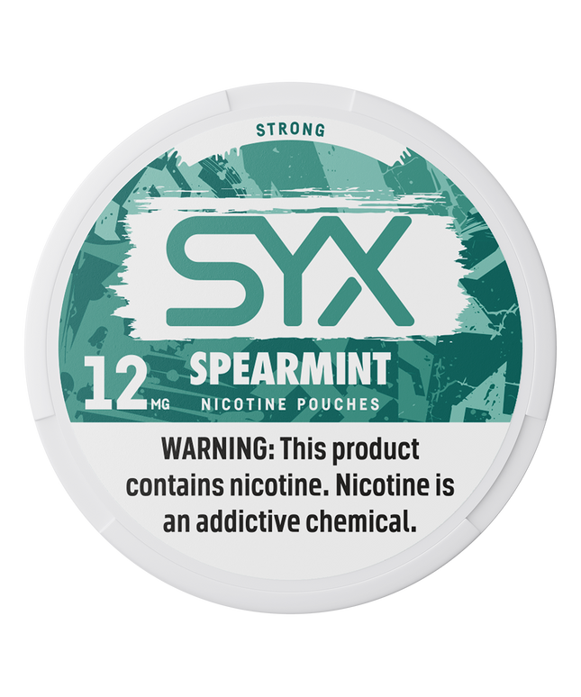SYX Spearmint 12mg - Rushnico- Nicotine Pouches USA - Express Delivery