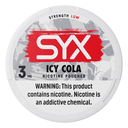 SYX Icy Cola 3mg - Rushnico- Nicotine Pouches USA - Express Delivery