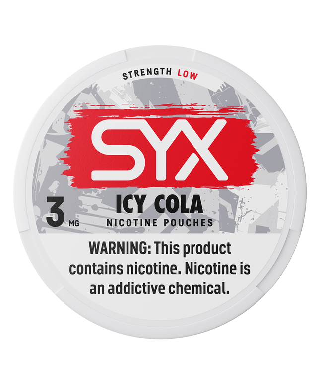 SYX Icy Cola 3mg - Rushnico- Nicotine Pouches USA - Express Delivery