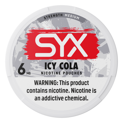 SYX Icy Cola 6mg - Rushnico- Nicotine Pouches USA - Express Delivery