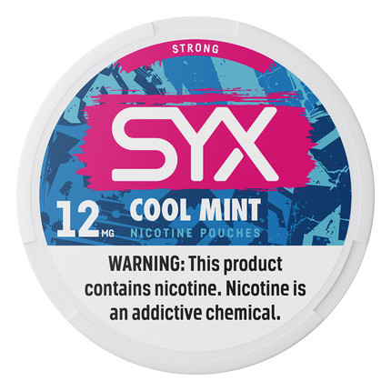 SYX Cool Mint 12mg - Rushnico- Nicotine Pouches USA - Express Delivery