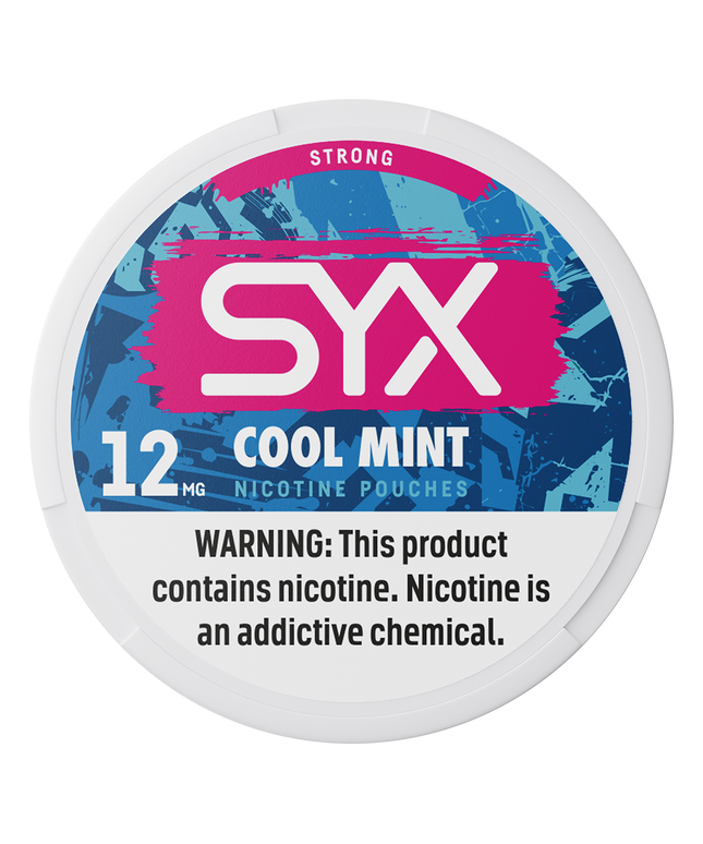 SYX Cool Mint 12mg - Rushnico- Nicotine Pouches USA - Express Delivery