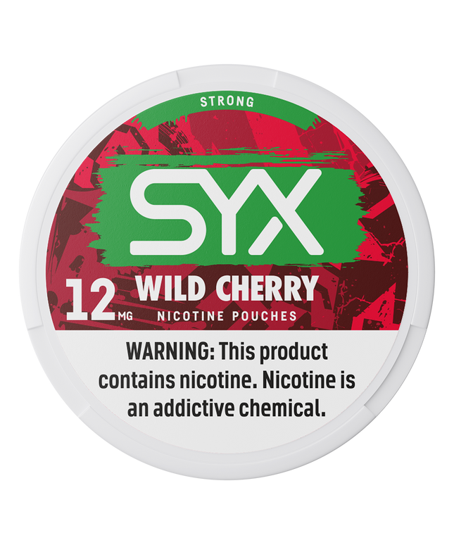 SYX Wild Cherry 12mg - Rushnico- Nicotine Pouches USA - Express Delivery