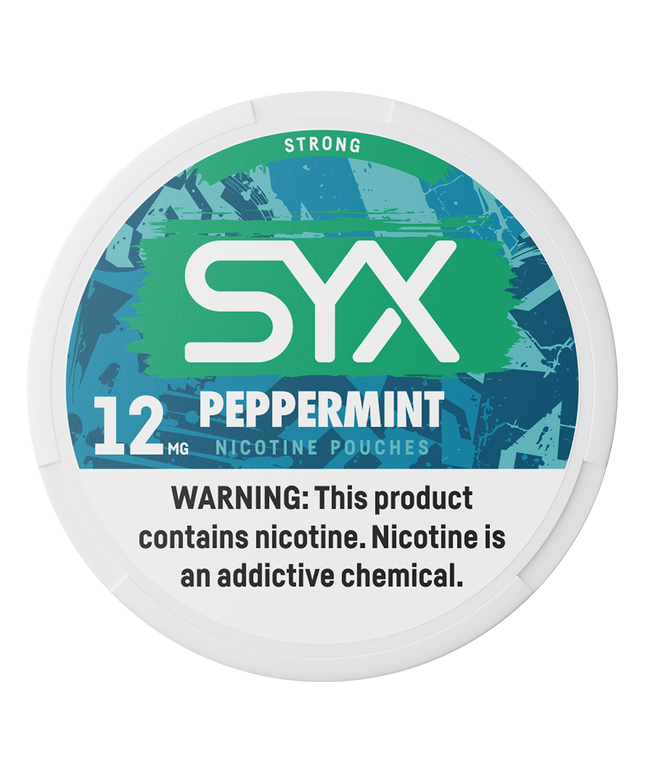 SYX Peppermint 12mg - Rushnico- Nicotine Pouches USA - Express Delivery