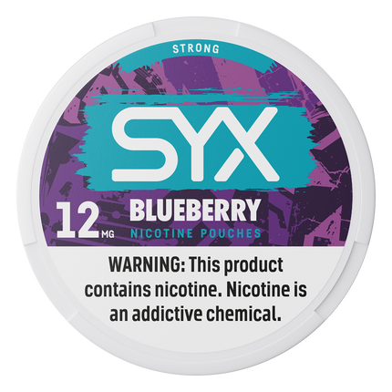 SYX Blueberry 12mg - Rushnico- Nicotine Pouches USA - Express Delivery