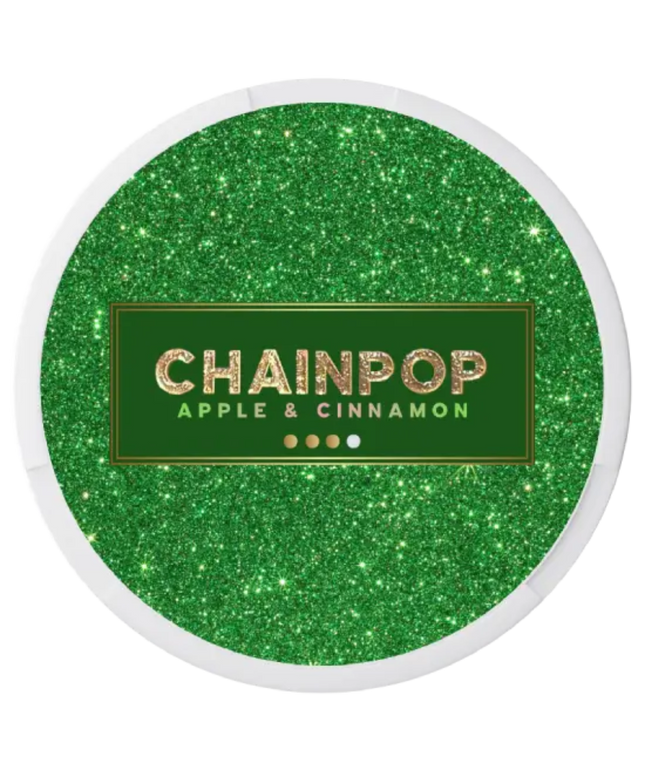 Chainpop Apple Cinnamon 9mg - Rushnico- Nicotine Pouches USA - Express Delivery