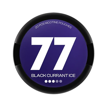 77 Blackcurrant Ice 10.4mg - Rushnico- Nicotine Pouches USA - Express Delivery
