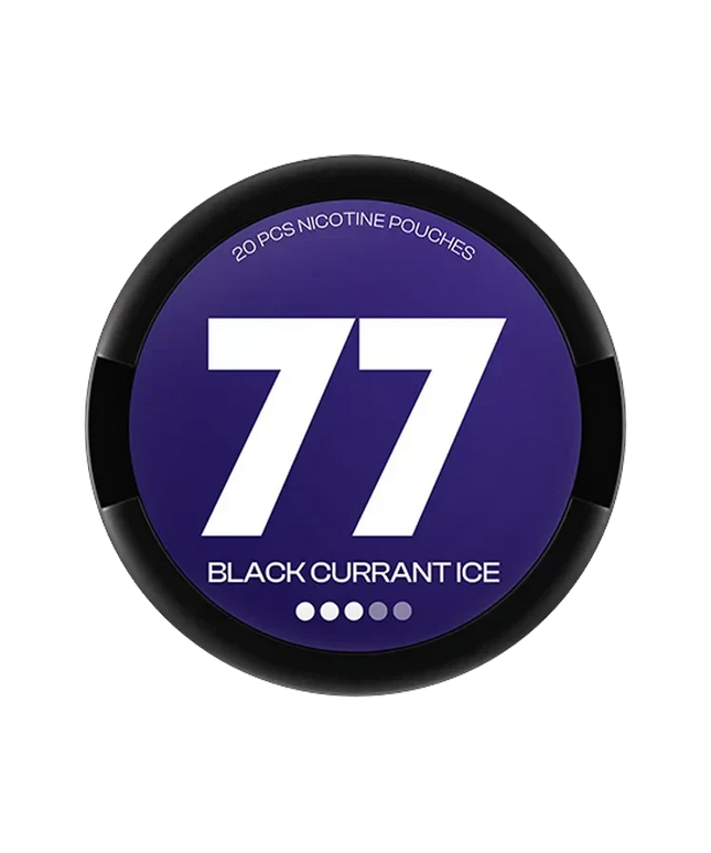 77 Blackcurrant Ice 10.4mg - Rushnico- Nicotine Pouches USA - Express Delivery
