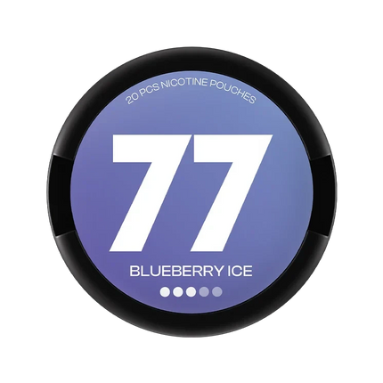 77 Blueberry Ice 10.4mg - Rushnico- Nicotine Pouches USA - Express Delivery