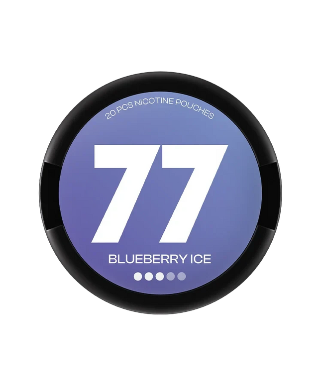 77 Blueberry Ice 10.4mg - Rushnico- Nicotine Pouches USA - Express Delivery