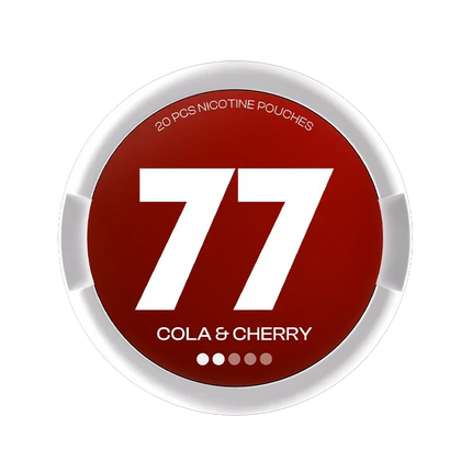 77 Cola Cherry 5.2mg - Rushnico- Nicotine Pouches USA - Express Delivery