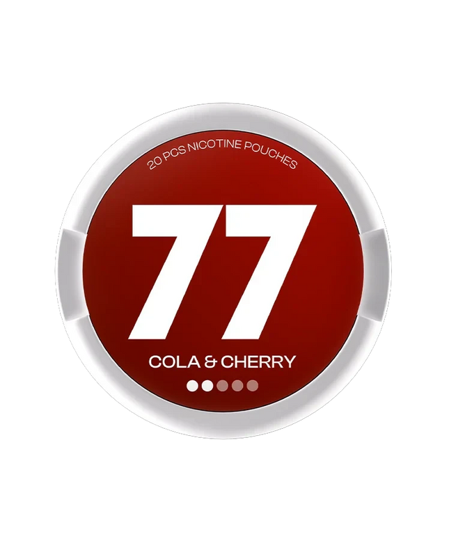 77 Cola Cherry 5.2mg - Rushnico- Nicotine Pouches USA - Express Delivery