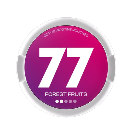 77 Forest Fruits Light 5.2mg - Rushnico- Nicotine Pouches USA - Express Delivery
