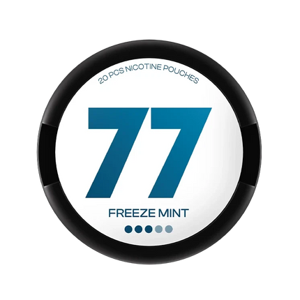 77 Freeze Mint 10.4mg - Rushnico- Nicotine Pouches USA - Express Delivery