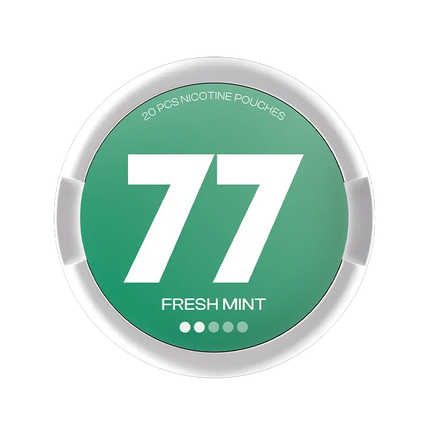77 Fresh Mint Light 5.2mg - Rushnico- Nicotine Pouches USA - Express Delivery