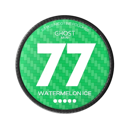 77 Ghost Mini Watermelon Ice 20mg - Rushnico- Nicotine Pouches USA - Express Delivery