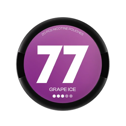 77 Grape Ice 10.4mg - Rushnico- Nicotine Pouches USA - Express Delivery