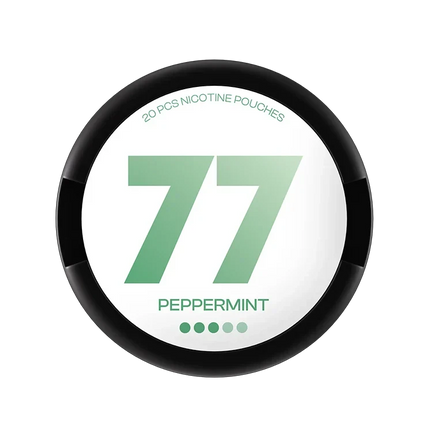 77 Peppermint 10.4mg - Rushnico- Nicotine Pouches USA - Express Delivery