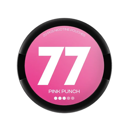 77 Pink Punch 10.4mg - Rushnico- Nicotine Pouches USA - Express Delivery