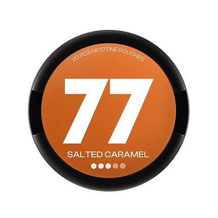 77 Salted Caramel 10.4mg - Rushnico- Nicotine Pouches USA - Express Delivery