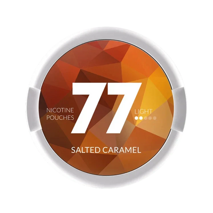 77 Salted Caramel Light 5.2mg - Rushnico- Nicotine Pouches USA - Express Delivery