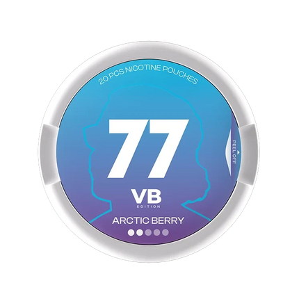 77 Valtteri Bottas Edition Arctic Berry Light 5.2mg - Rushnico- Nicotine Pouches USA - Express Delivery