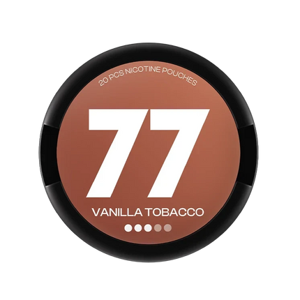 77 Vanilla Tobacco 10.4mg - Rushnico- Nicotine Pouches USA - Express Delivery