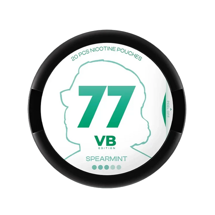 77 VB Spearmint 10.4mg - Rushnico- Nicotine Pouches USA - Express Delivery