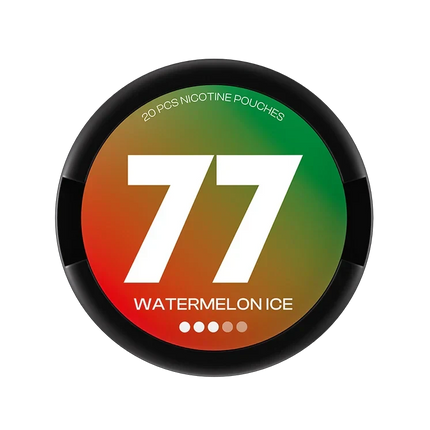 77 Watermelon Ice 10.4mg - Rushnico- Nicotine Pouches USA - Express Delivery