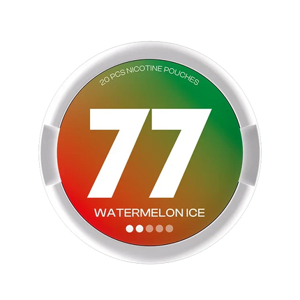 77 Watermelon Ice Light 5.2mg - Rushnico- Nicotine Pouches USA - Express Delivery