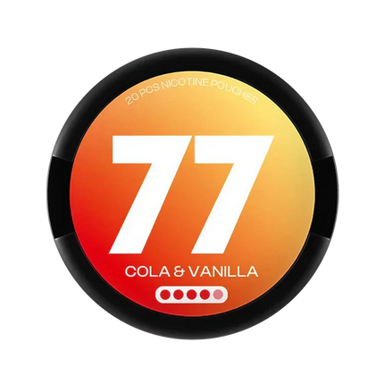 77 Cola & Vanilla 15.6mg - Rushnico- Nicotine Pouches USA - Express Delivery