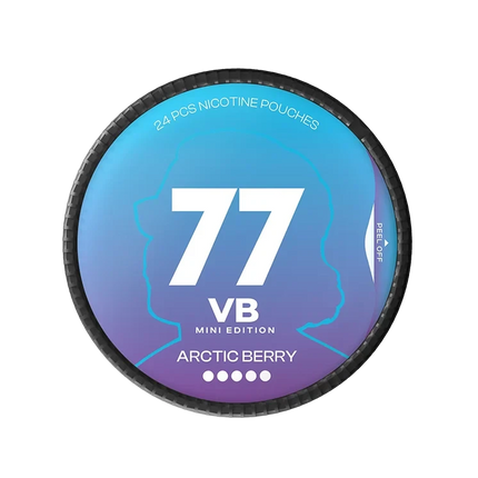 77 Valtteri Bottas Edition Arctic Berry Mini 20mg - Rushnico- Nicotine Pouches USA - Express Delivery