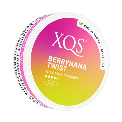 XQS Berrynana 8mg - Rushnico- Nicotine Pouches USA - Express Delivery
