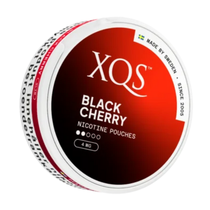 XQS Black Cherry 4mg - Rushnico- Nicotine Pouches USA - Express Delivery