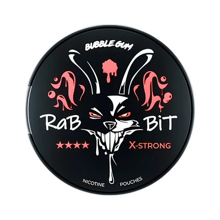 Rabbit Bubblegum 30mg - Rushnico- Nicotine Pouches USA - Express Delivery