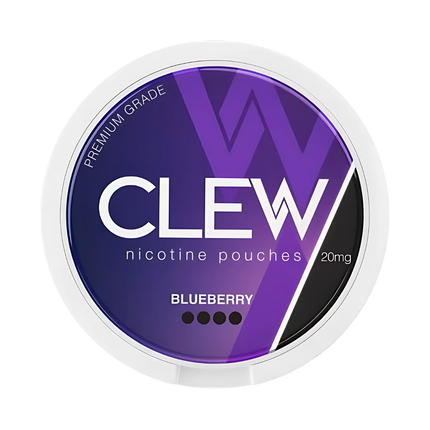 CLEW Blueberry 20mg - Rushnico- Nicotine Pouches USA - Express Delivery