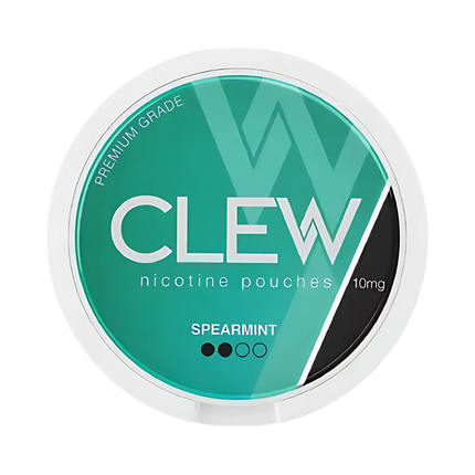 CLEW Spearmint 10mg - Rushnico- Nicotine Pouches USA - Express Delivery