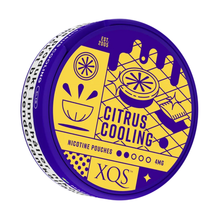 XQS Citrus Cooling 4mg - Rushnico- Nicotine Pouches USA - Express Delivery