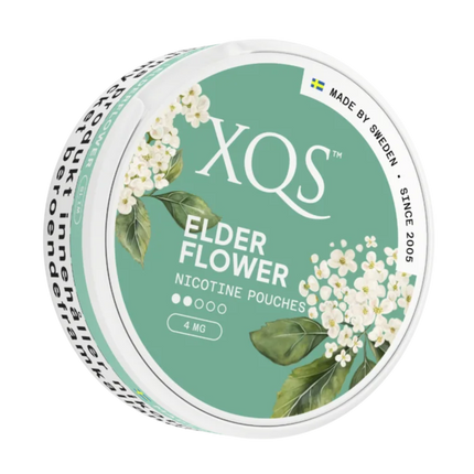 XQS Elderflower 4mg - Rushnico- Nicotine Pouches USA - Express Delivery