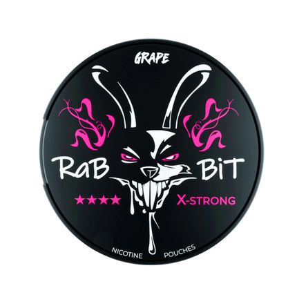 Rabbit Grape 30mg - Rushnico- Nicotine Pouches USA - Express Delivery